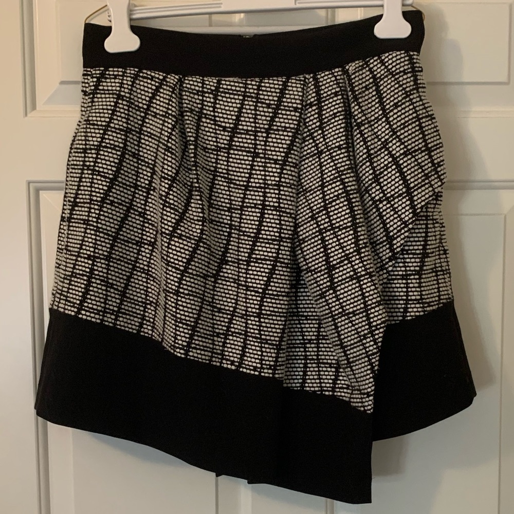 Banana Republic jacquard wrap front skirt